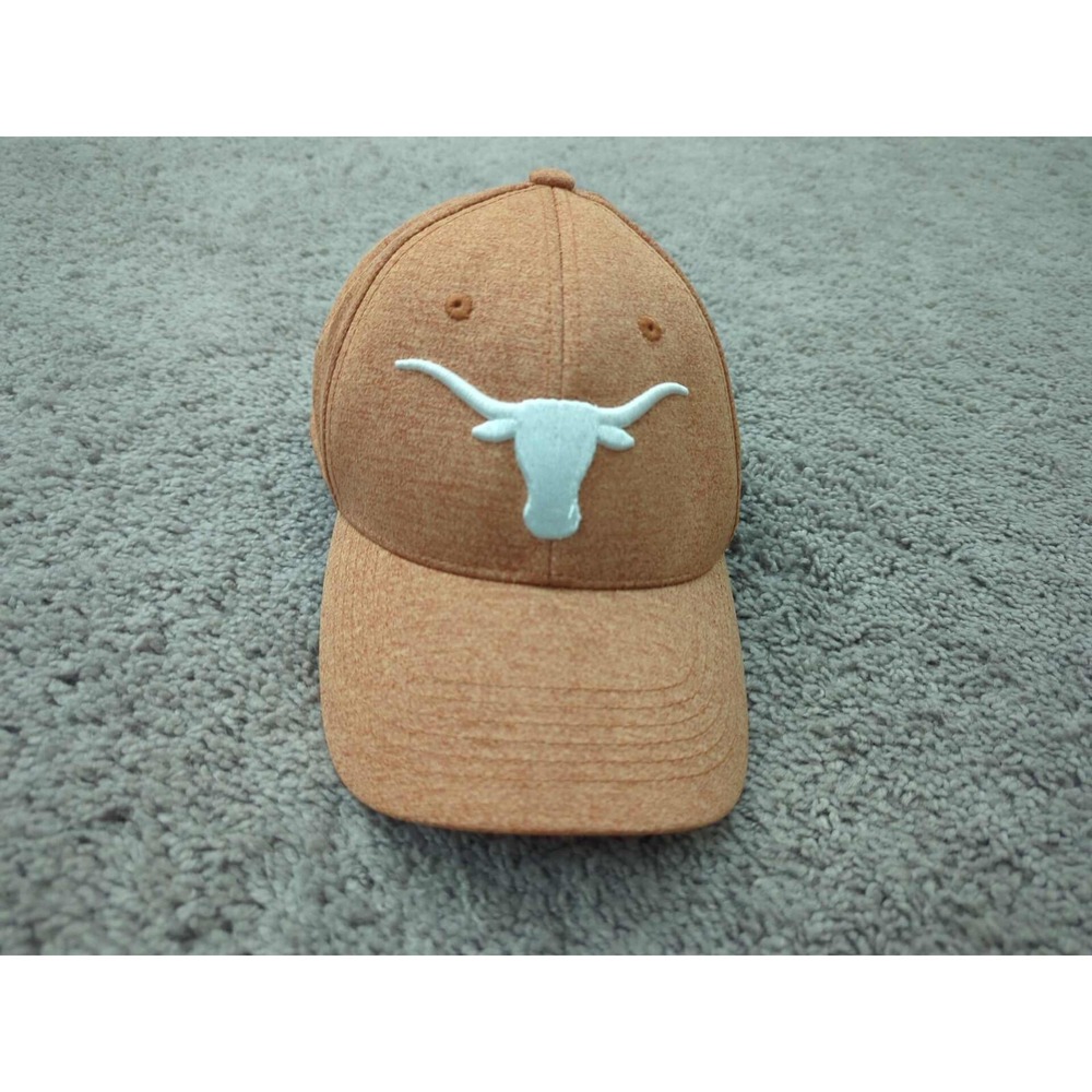 Texas‎ Longhorns Hat Cap Mens OSFA NCAA Longhorn Headwear Fitted Orange